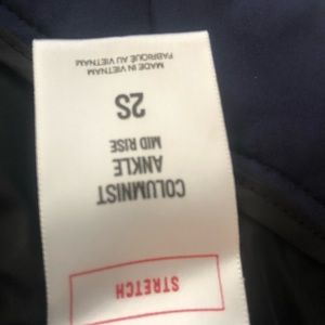 Pants ankle